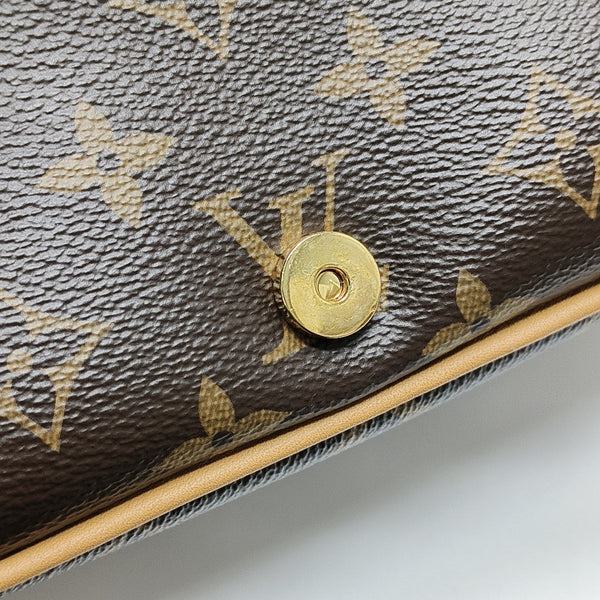 DIANE Monogram Coated Canvas Brown