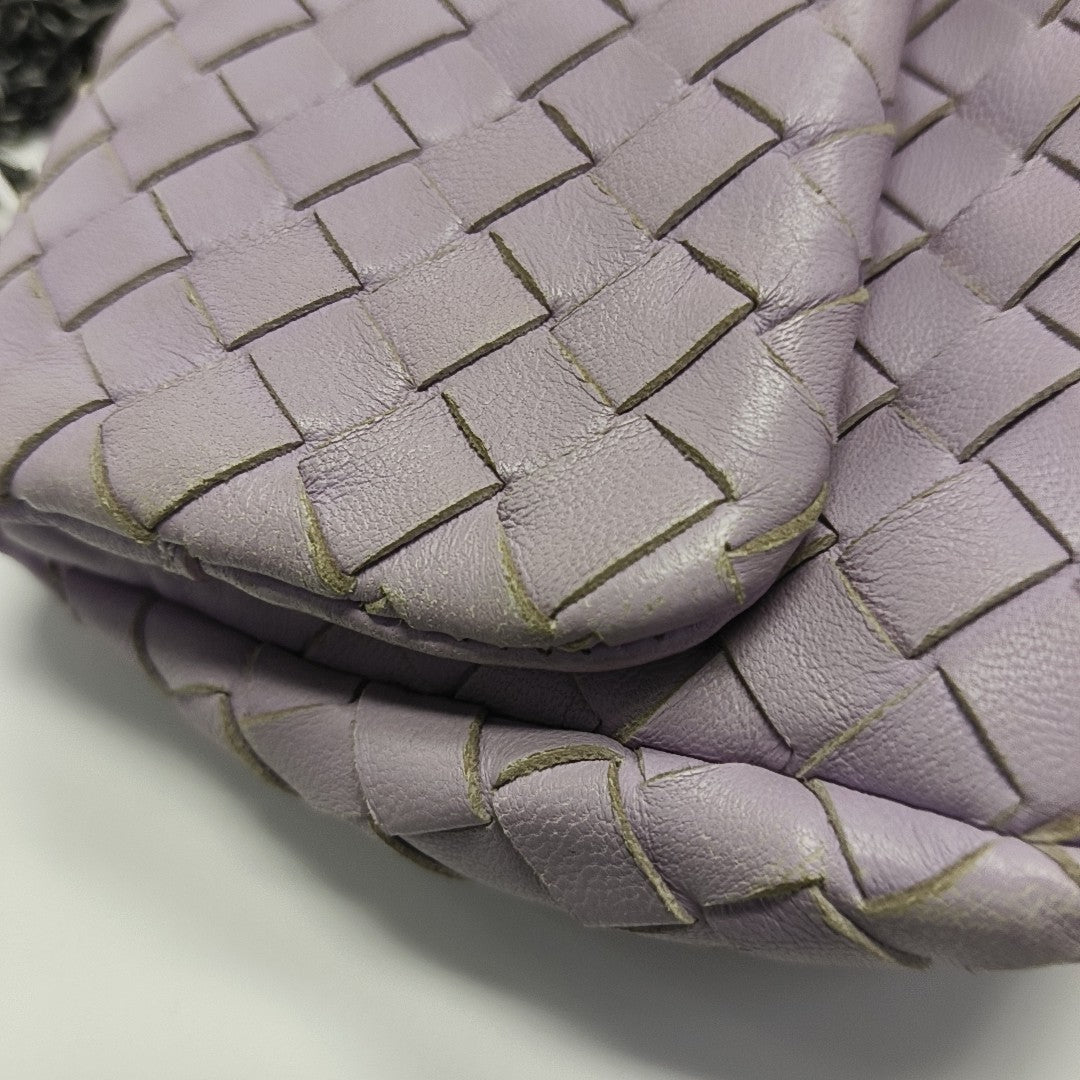 Lambskin Shoulder Bag Purple