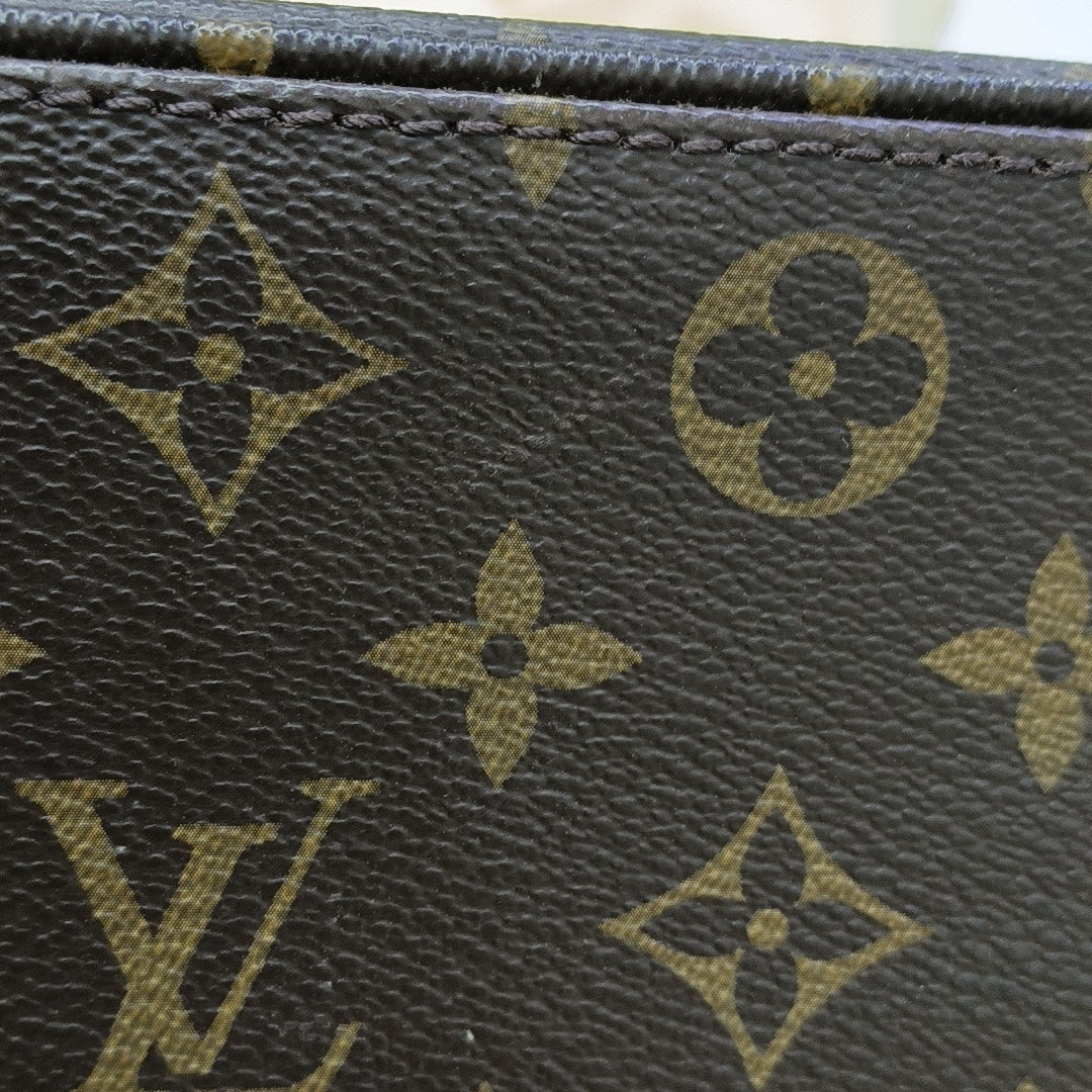 LOCKIT Monogram Coated Canvas Brown
