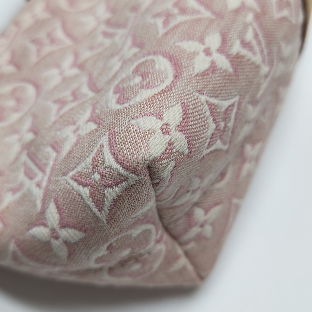 Pochette Mia Monogram Fabric Pink