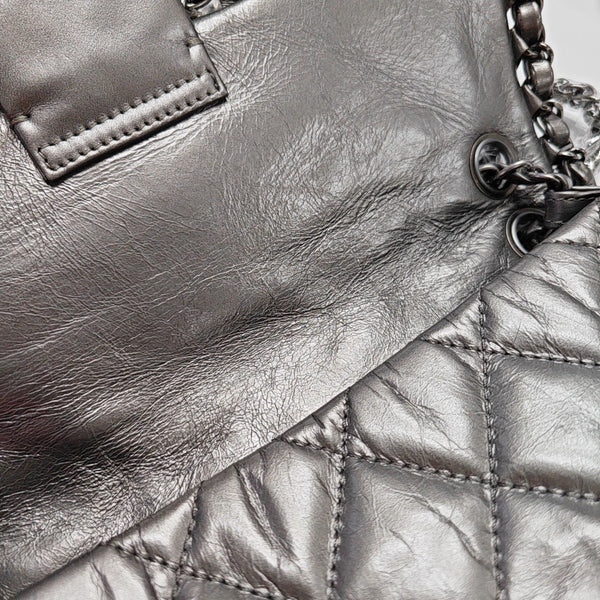 Quilted Calfskin Silver