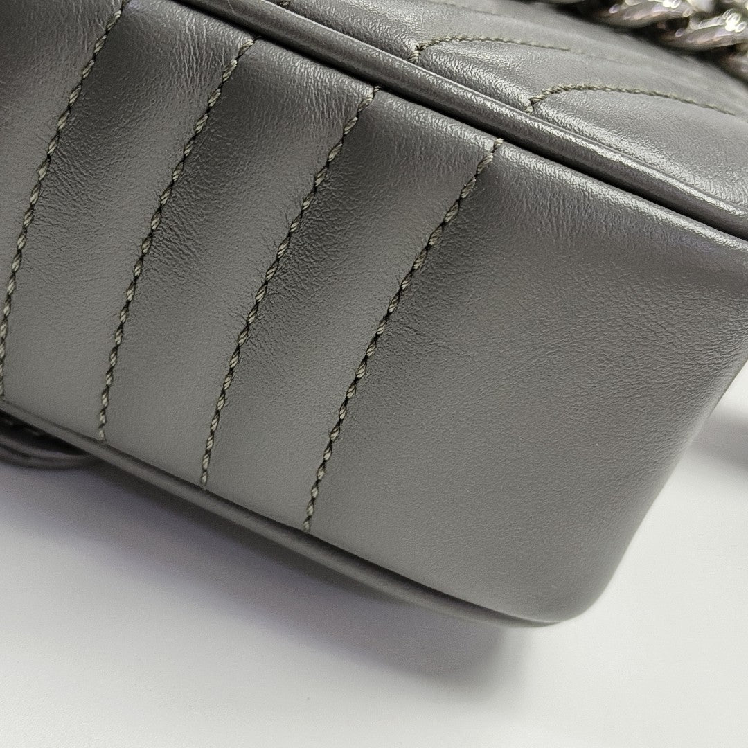 Diagramme Quilted Calfskin Gray