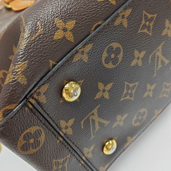 FLOWER Monogram Coated Canvas Brown