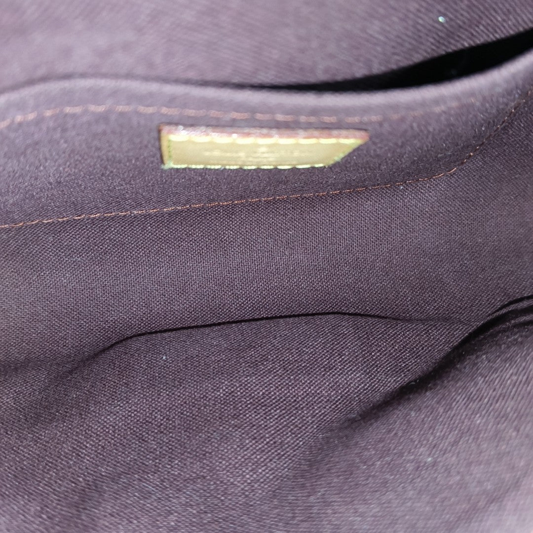 FAVORITE PM Monogram Coated Canvas Brown