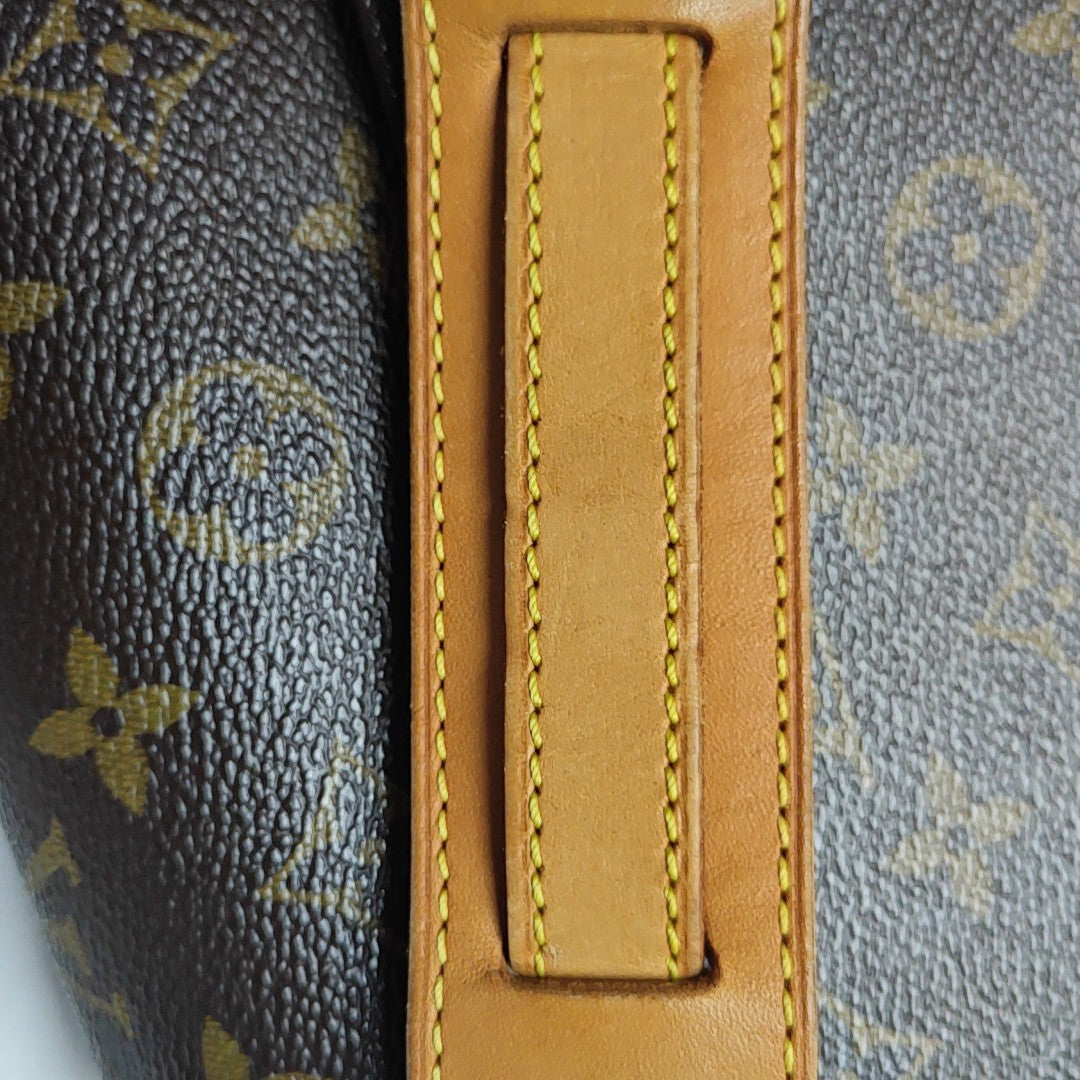 SOLOGNE PM Monogram Coated Canvas Brown