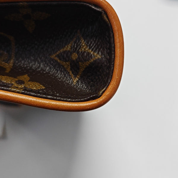 FLORENTINE Monogram Coated Canvas Brown