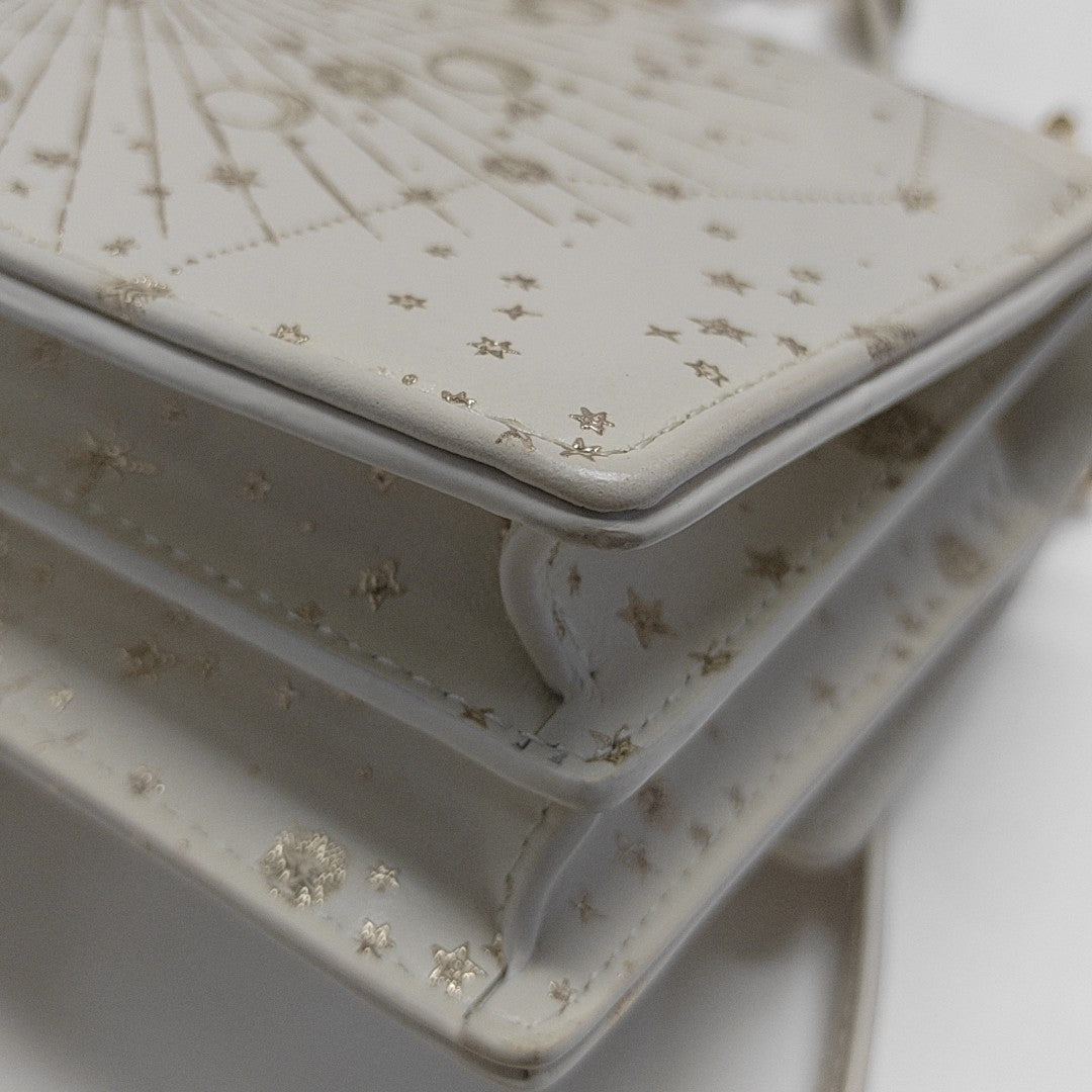 Miss Caro Mini Calfskin White
