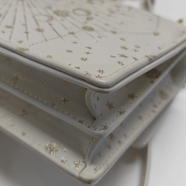 Miss Caro Mini Calfskin White