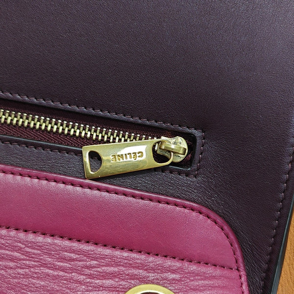 TRAPEZE Small Calfskin Red