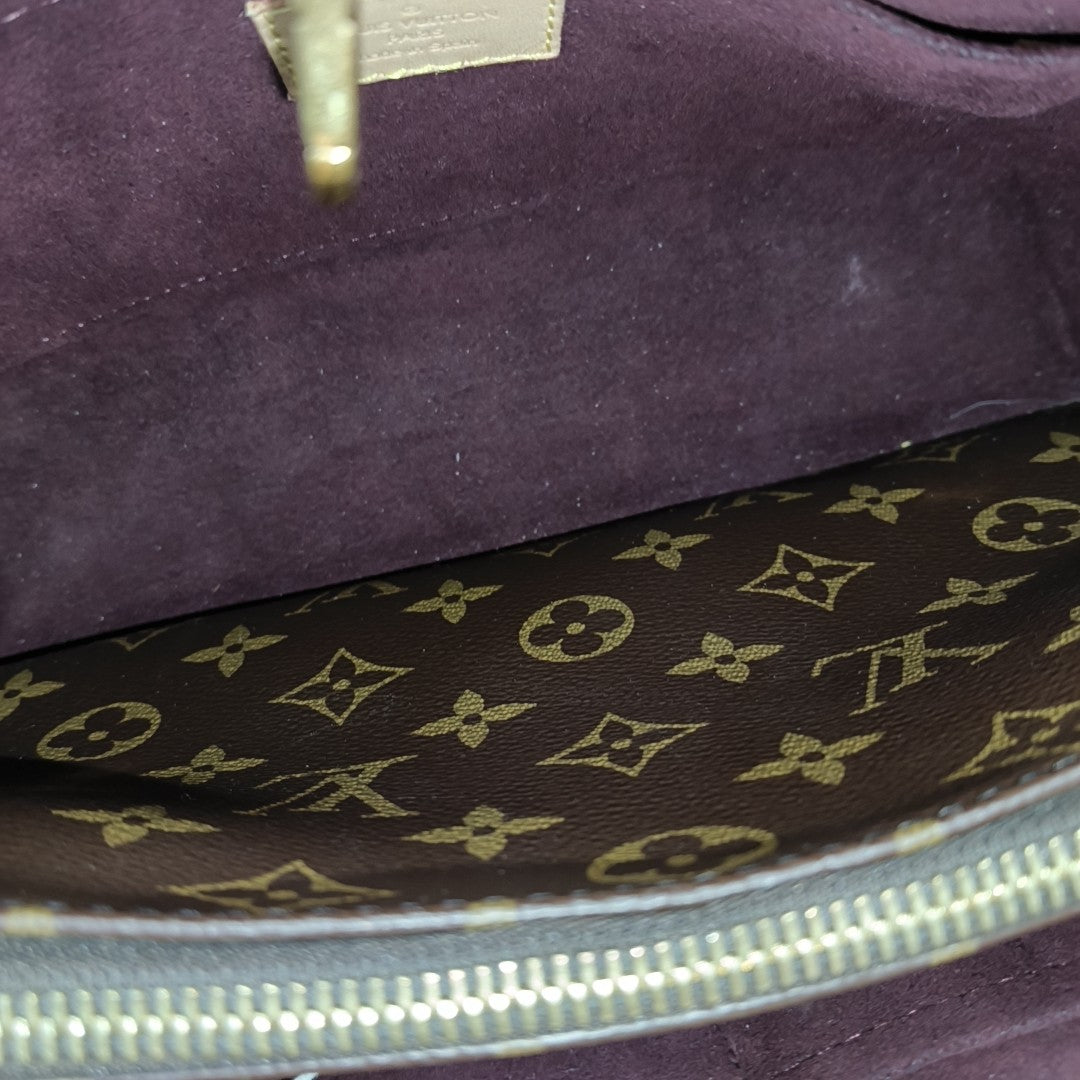 MONTAIGNE Monogram Coated Canvas Brown