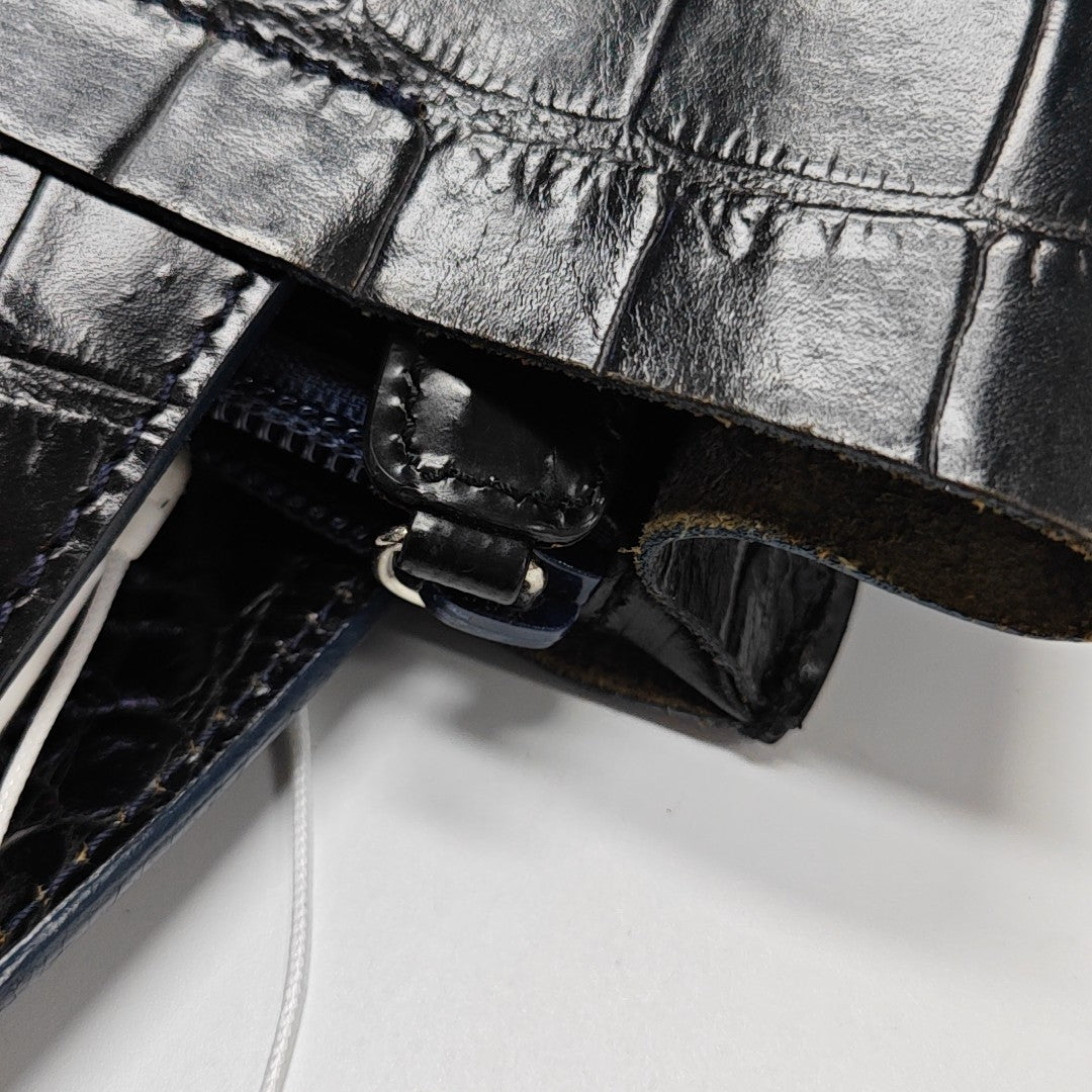 Leather Blue