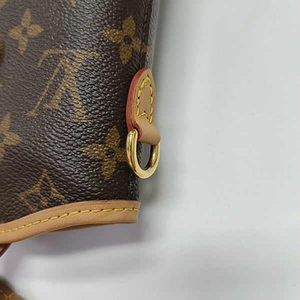 FOLD ME Monogram Coated Canvas Brown