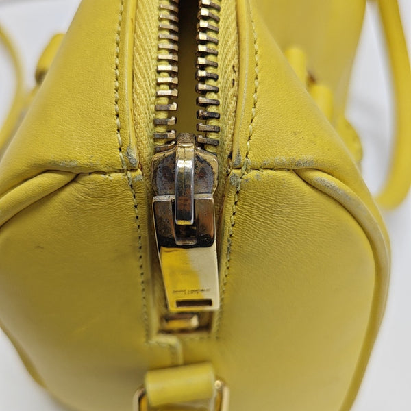 DUFFLE Calfskin Yellow