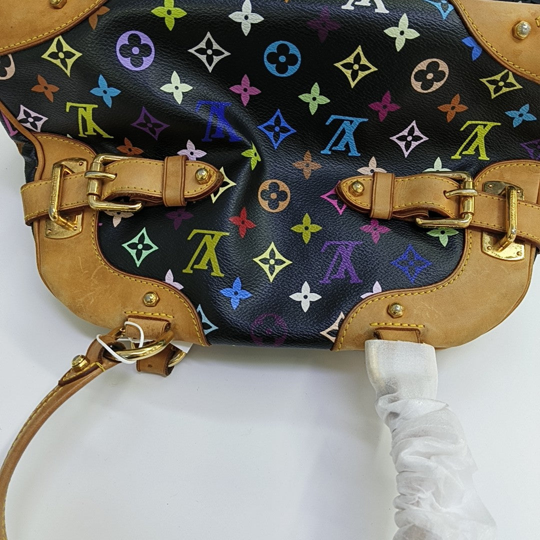 LV × TM CLAUDIA Monogram Coated Canvas Black