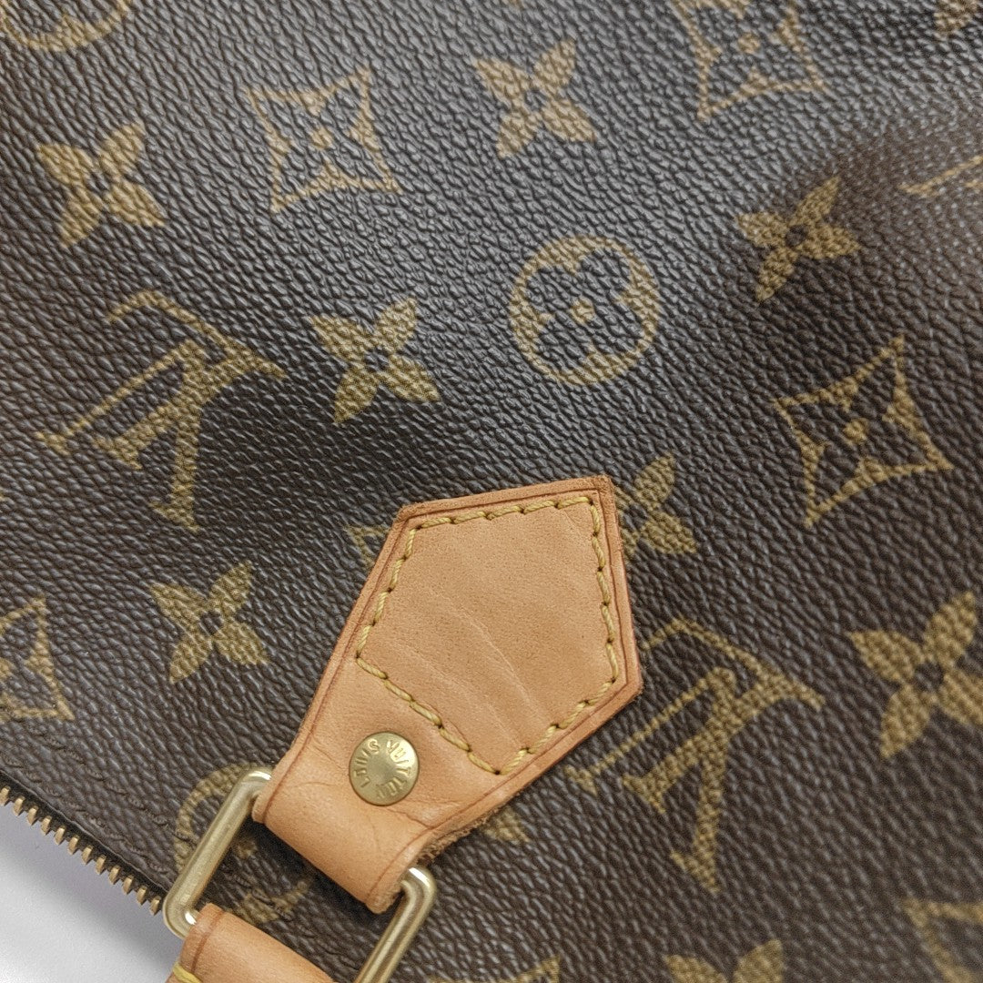 SPEEDY 25 Monogram Coated Canvas Brown