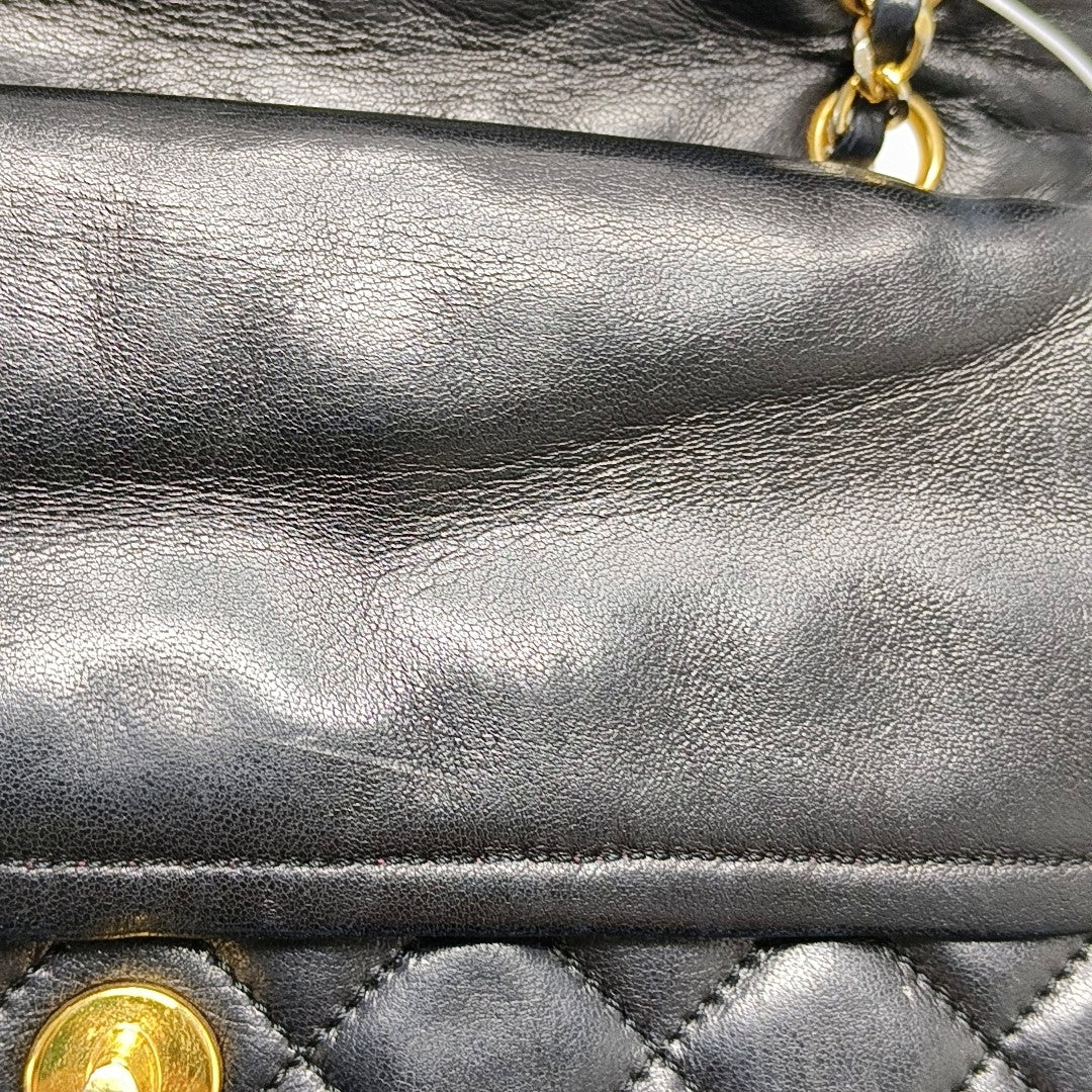 Quilted Lambskin Black