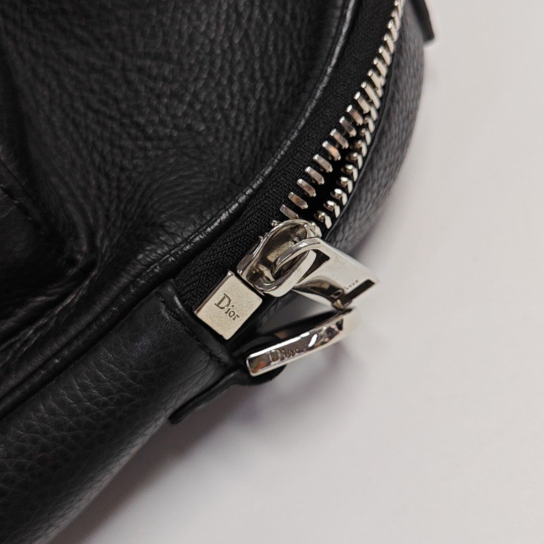 Calfskin Crossbody Bag Black
