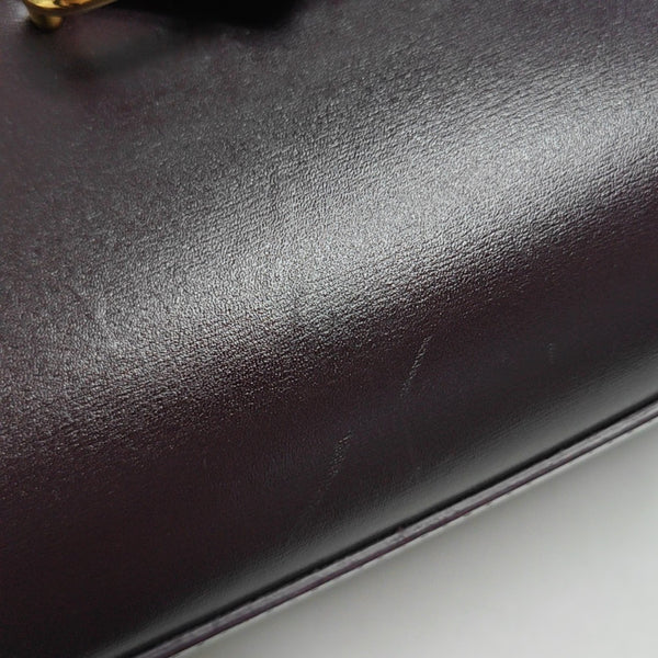 The Clip Calfskin Red