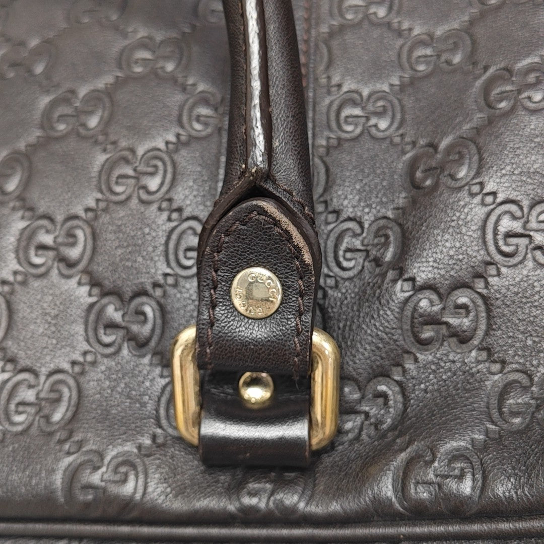 Signature Monogram Calfskin Brown