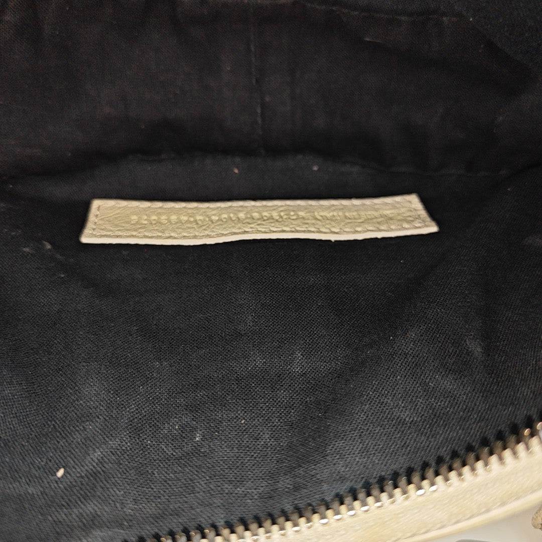 Le Cagole Small Lambskin White