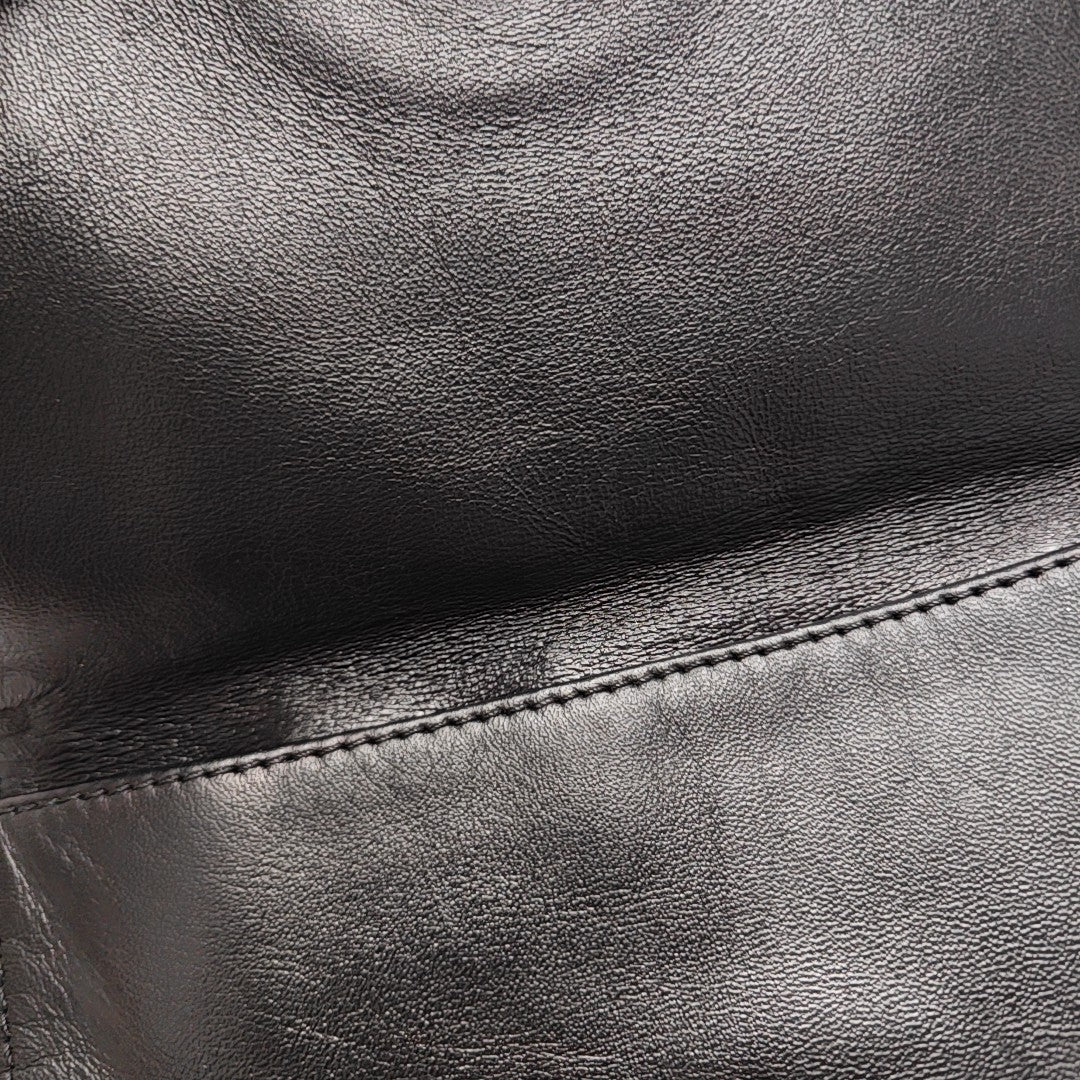 Lambskin Shoulder Bag Black