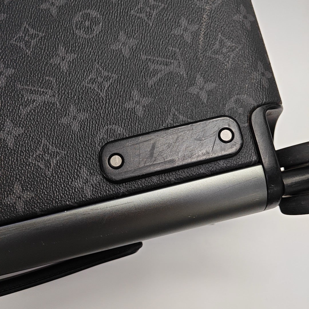 HORIZON 55 Monogram Coated Canvas Gray