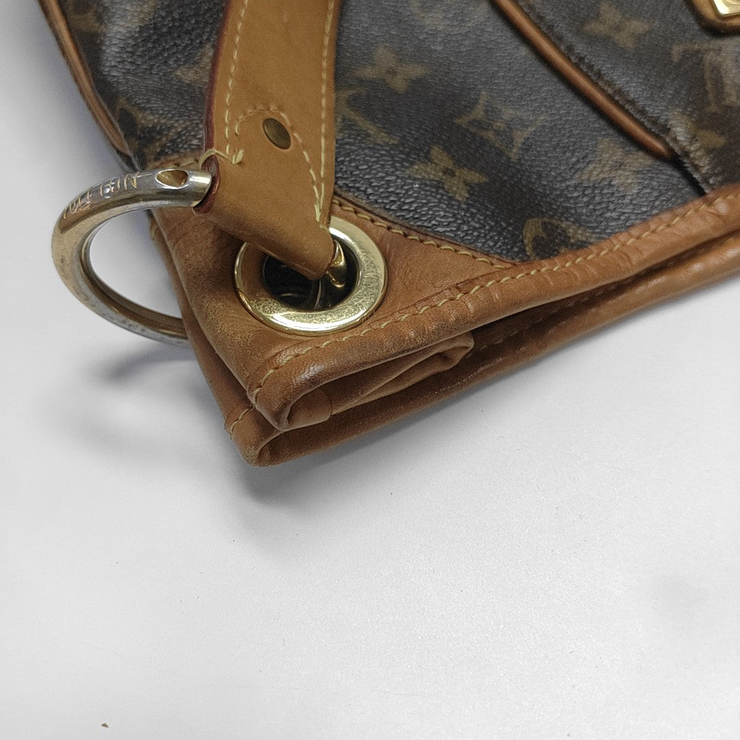 GALLIERA Monogram Coated Canvas Brown