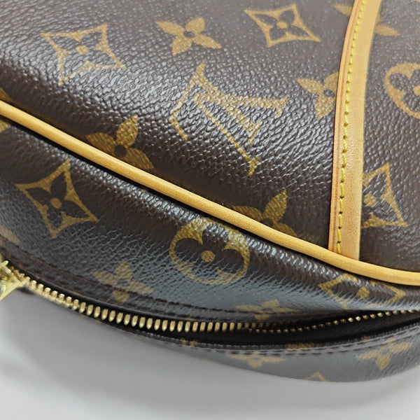 DEAUVILLE Monogram Coated Canvas Brown