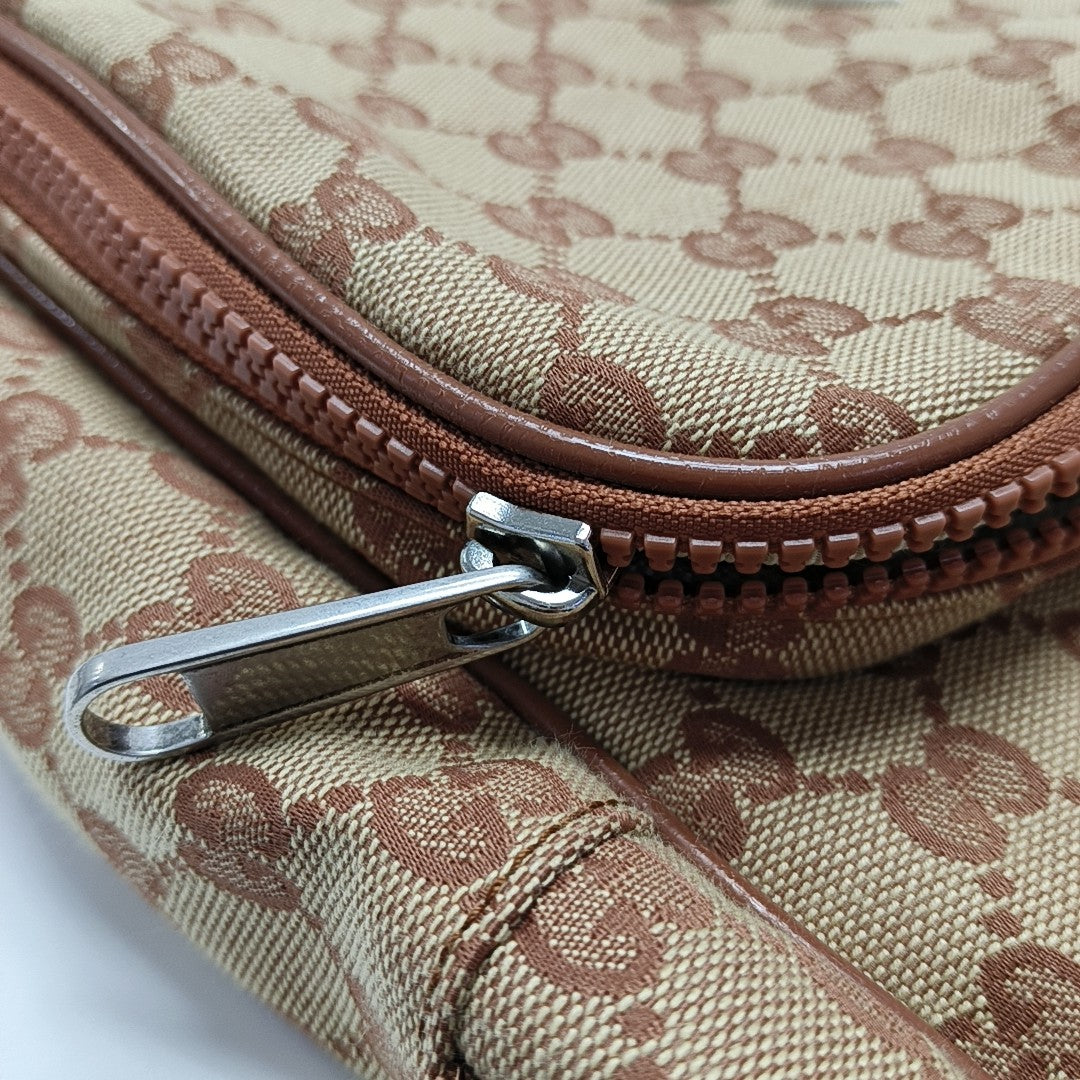 GUCCI X MLB Medium Monogram Canvas Brown
