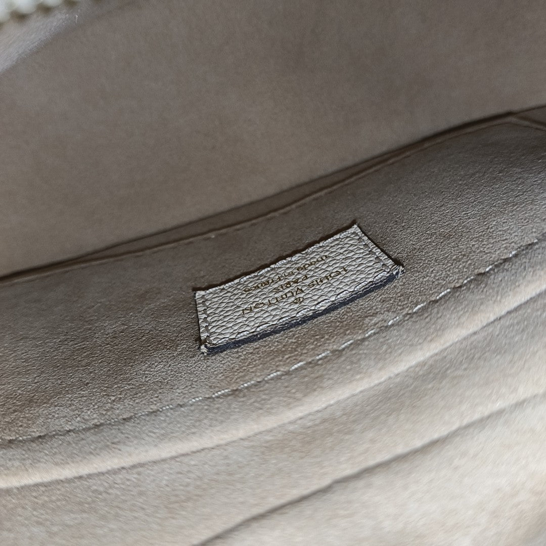 BAGATELLE Monogram Calfskin White