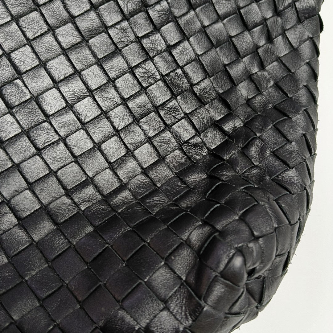 Calfskin Shoulder Bag Black