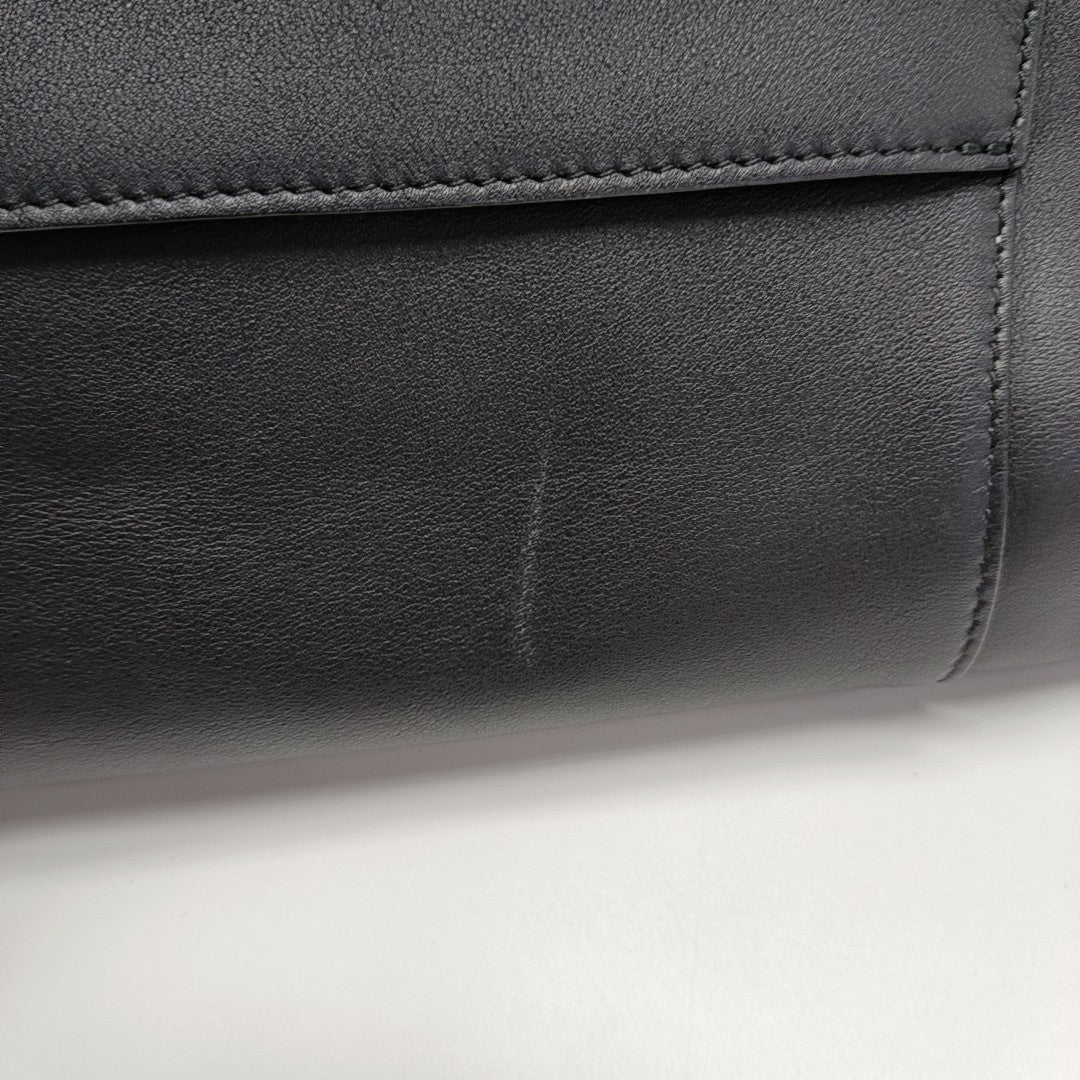 Downtown Medium Calfskin Black