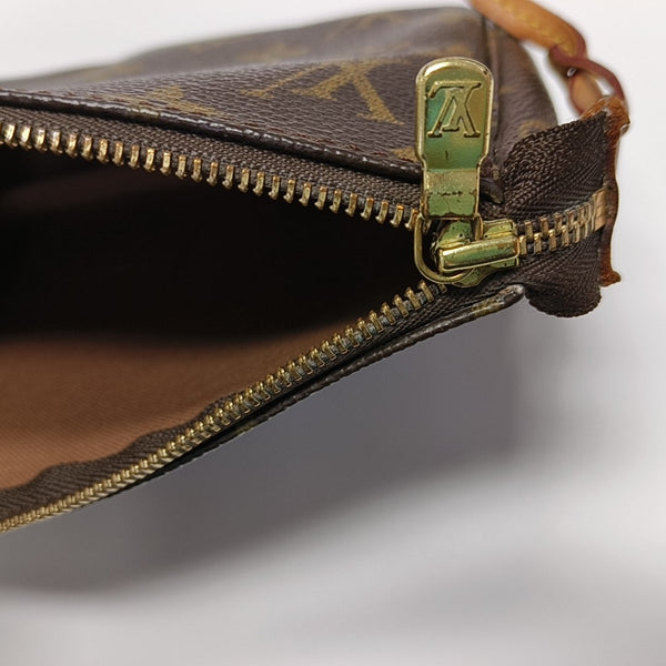 ACCESSOIRES Monogram Coated Canvas Brown