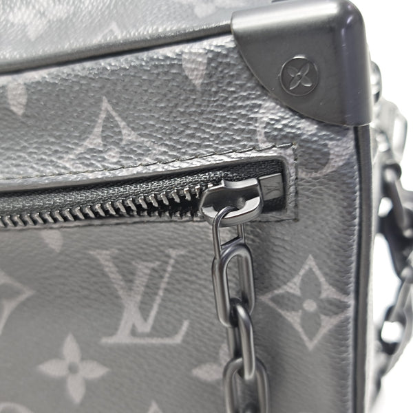 SOFT TRUNK Mini Monogram Coated Canvas Black