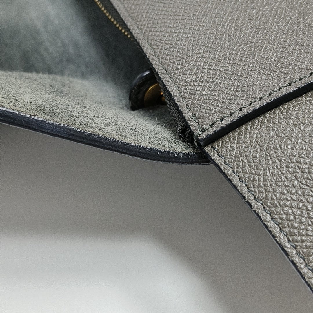 BELT Mini Calfskin Gray