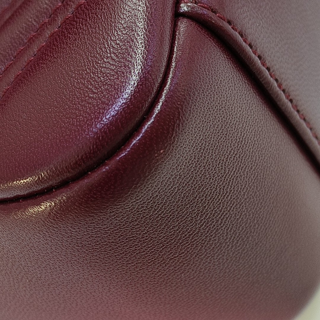 GG Marmont Medium Quilted Lambskin Red