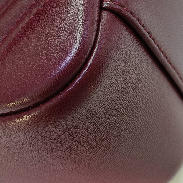 GG Marmont Medium Quilted Lambskin Red