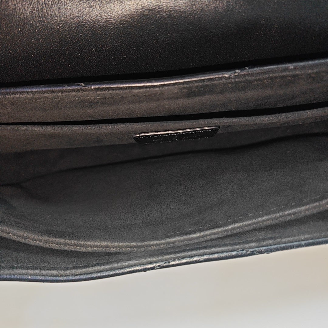 NEW WAVE PM Quilted Calfskin Black