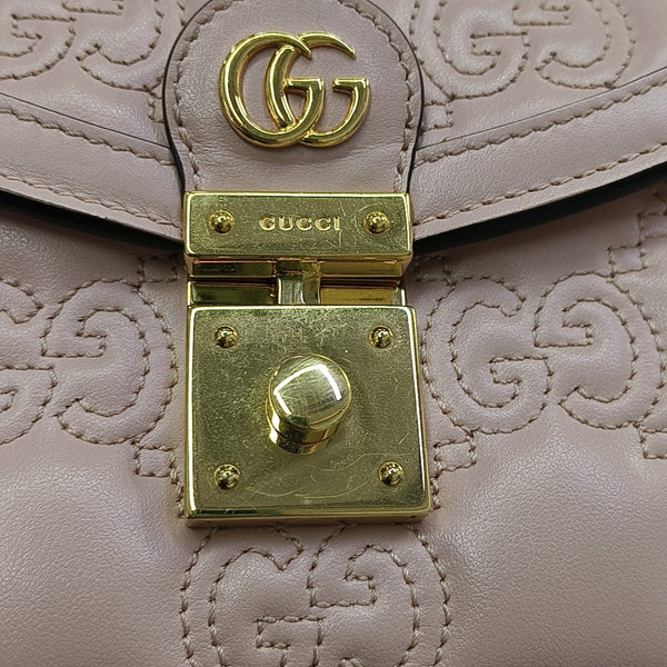 GG Matelassé Quilted Calfskin Pink