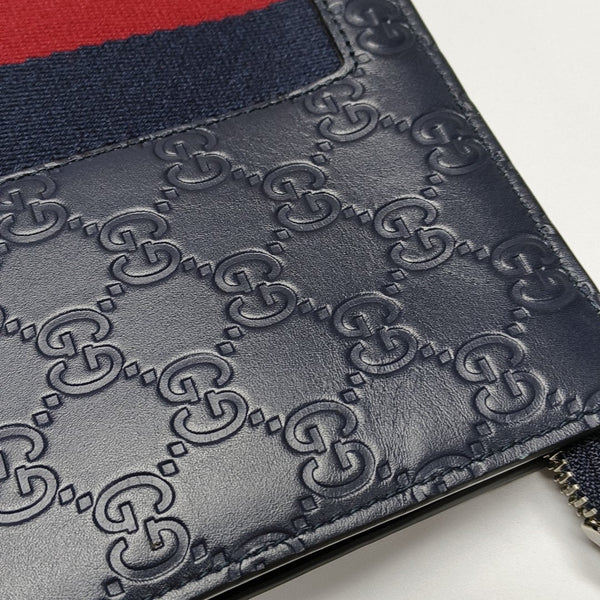 Signature Monogram Calfskin Blue