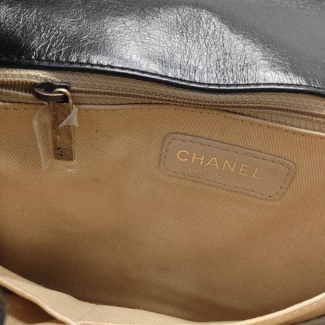 BOY CHANEL Maxi Quilted Calfskin Black
