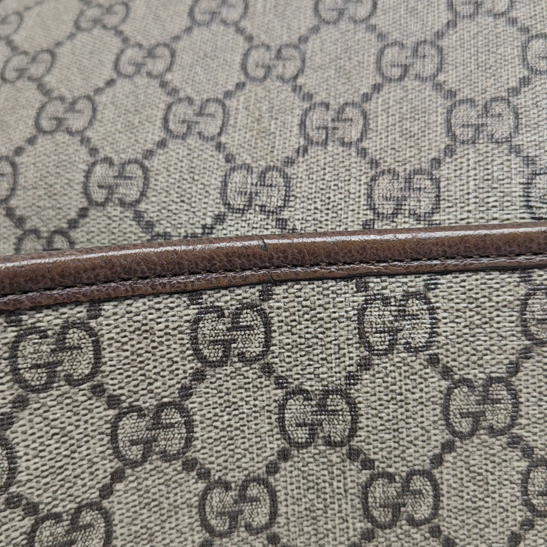 Neo Vintage Large Monogram Coated Canvas Brown