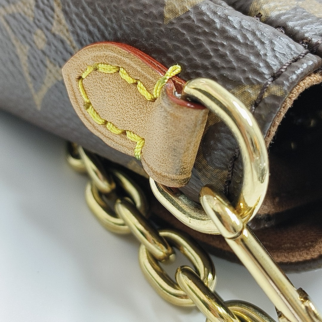 IVY Monogram Coated Canvas Brown