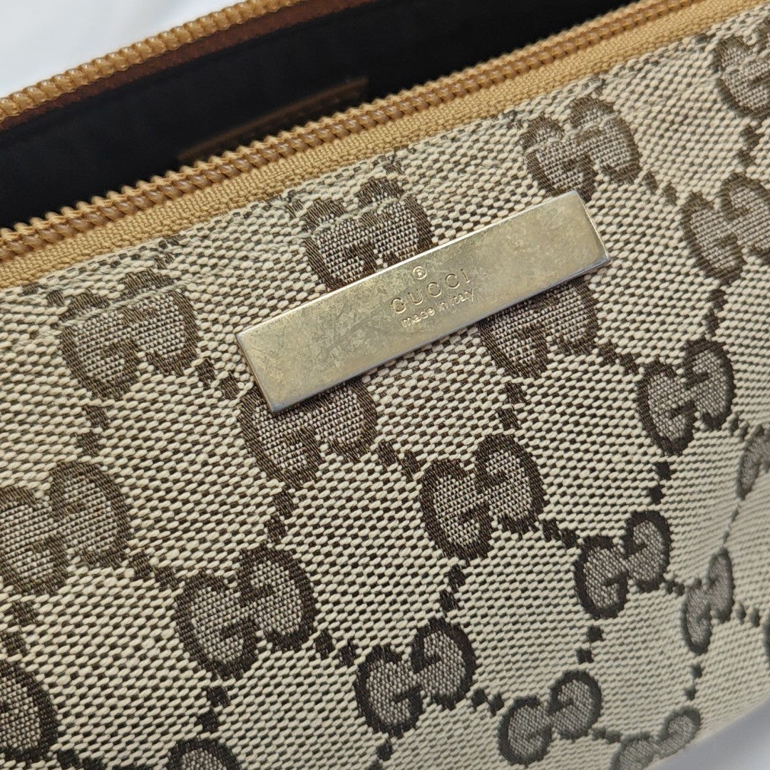 Monogram Canvas Top Handle Bag Beige