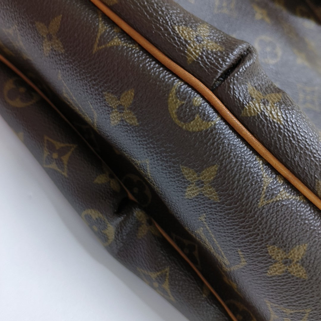 TULUM GM Monogram Coated Canvas Brown