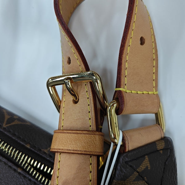 BUMBAG Monogram Coated Canvas Brown