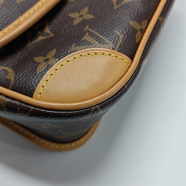DIANE Monogram Coated Canvas Brown