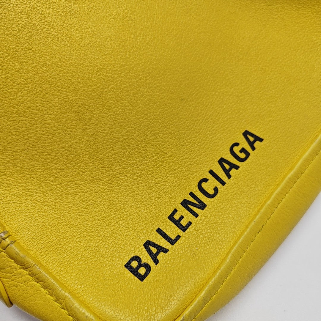 Triangle Calfskin Yellow
