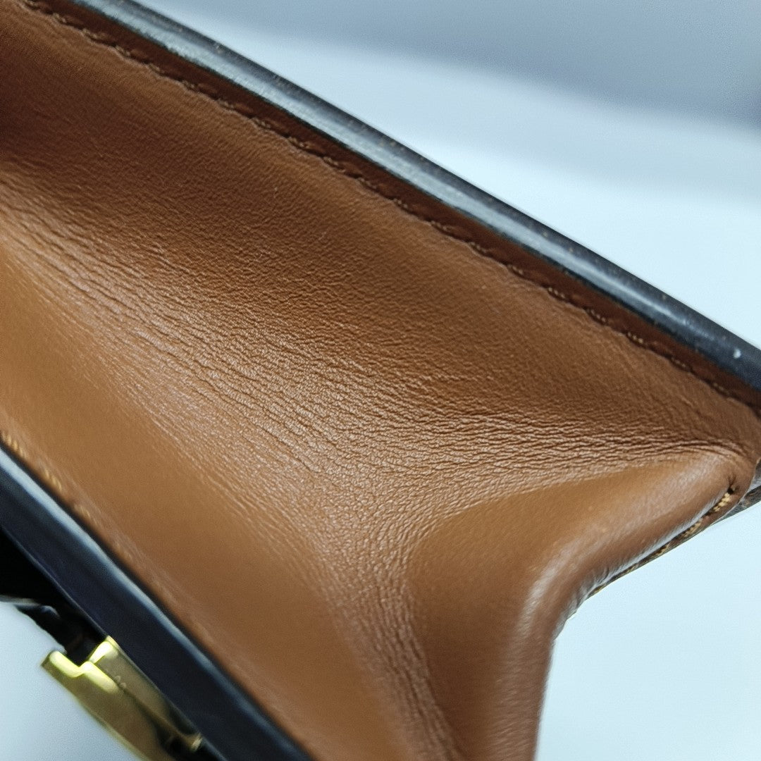 DAUPHINE WOC Monogram Coated Canvas Brown