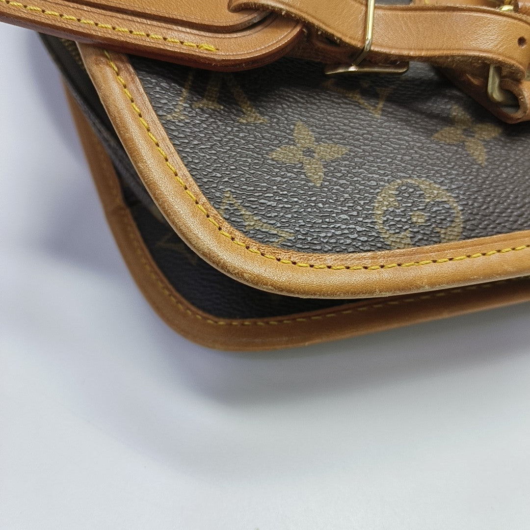 VINTAGE RIVOLI Monogram Coated Canvas Brown